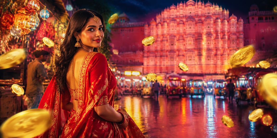 User playing lottery on a casino app in Jaipur